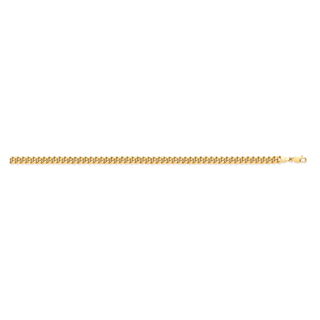 9ct Yellow Gold 6mm Hollow Cuban Curb Chains 18-28 Inhces
