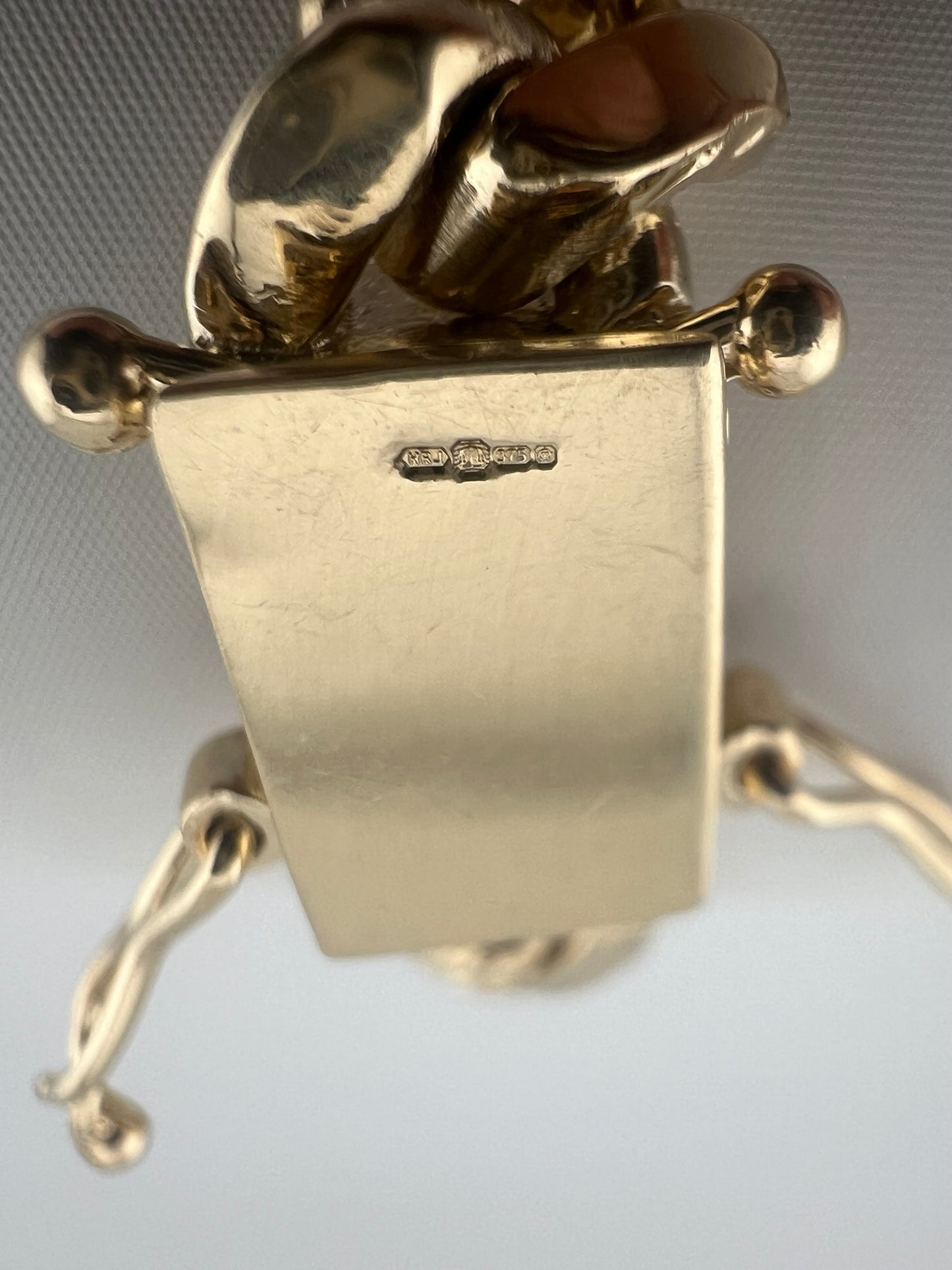 New SOLID 9ct Yellow Gold Cuban 10MM Link Curb Chain - 9 INCH - UK Hallmarked