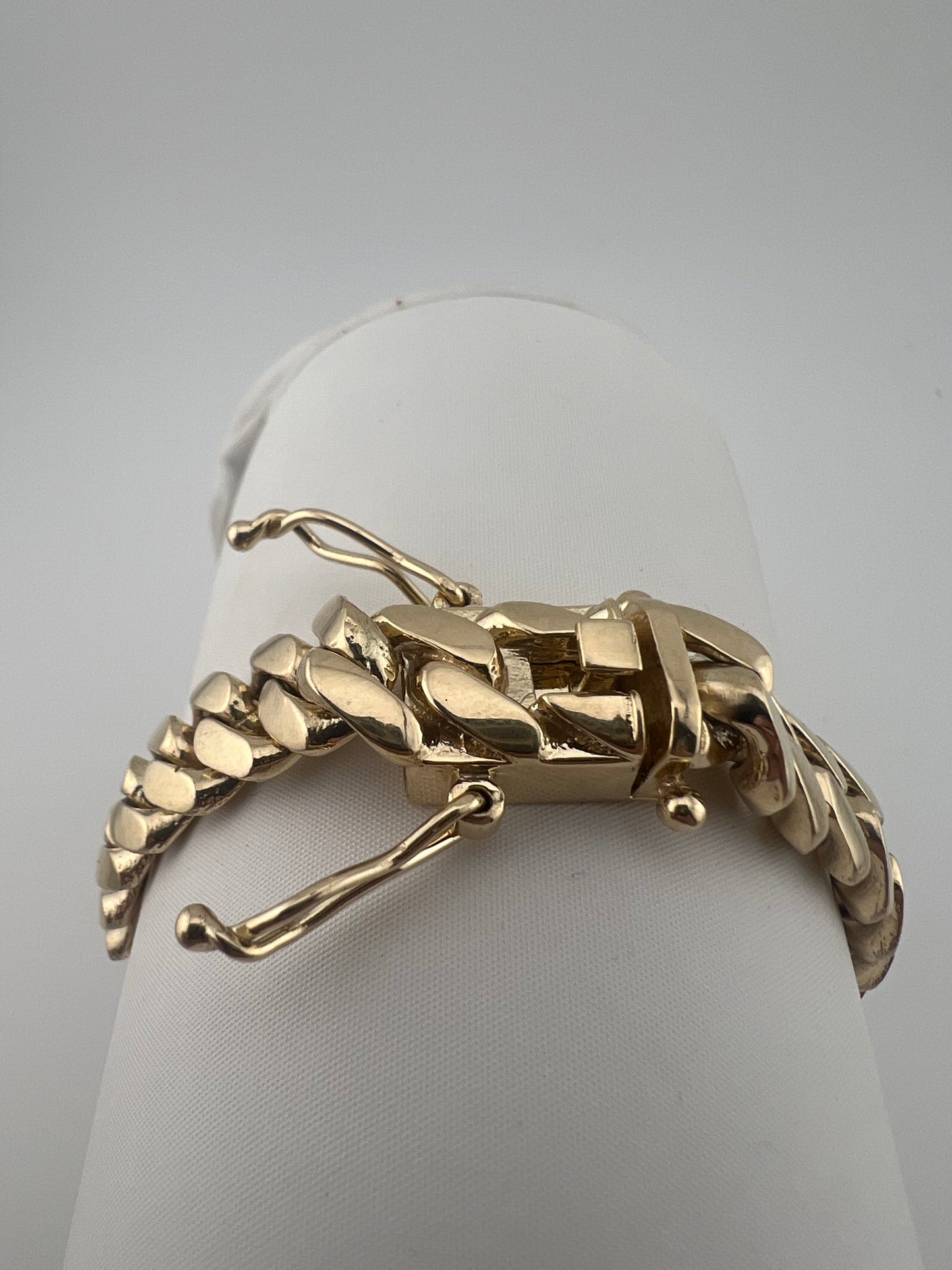 New SOLID 9ct Yellow Gold Cuban 10MM Link Curb Chain - 9 INCH - UK Hallmarked