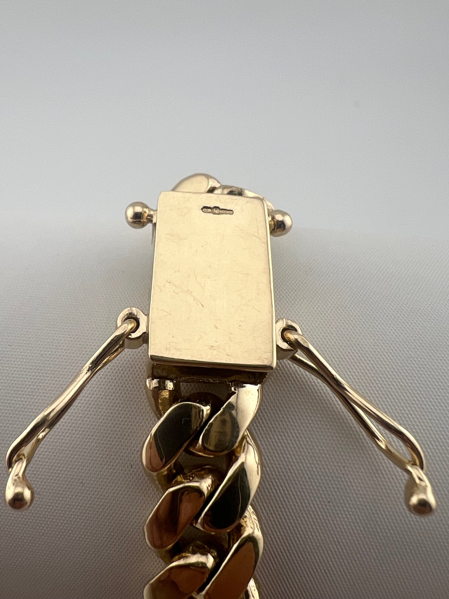 New SOLID 9ct Yellow Gold Cuban 10MM Link Curb Chain - 9 INCH - UK Hallmarked
