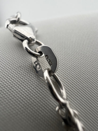 Solid 9ct White Gold 2mm Franco Chain - 24 Inch White Gold Franco Chain