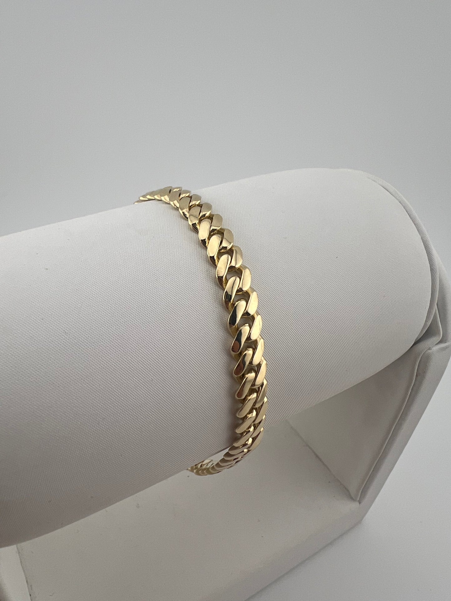 9ct Solid Gold Cuban Bracelet 8 INCH - 6mm Cuban Curb  - FULL HALLMARK & BOXED