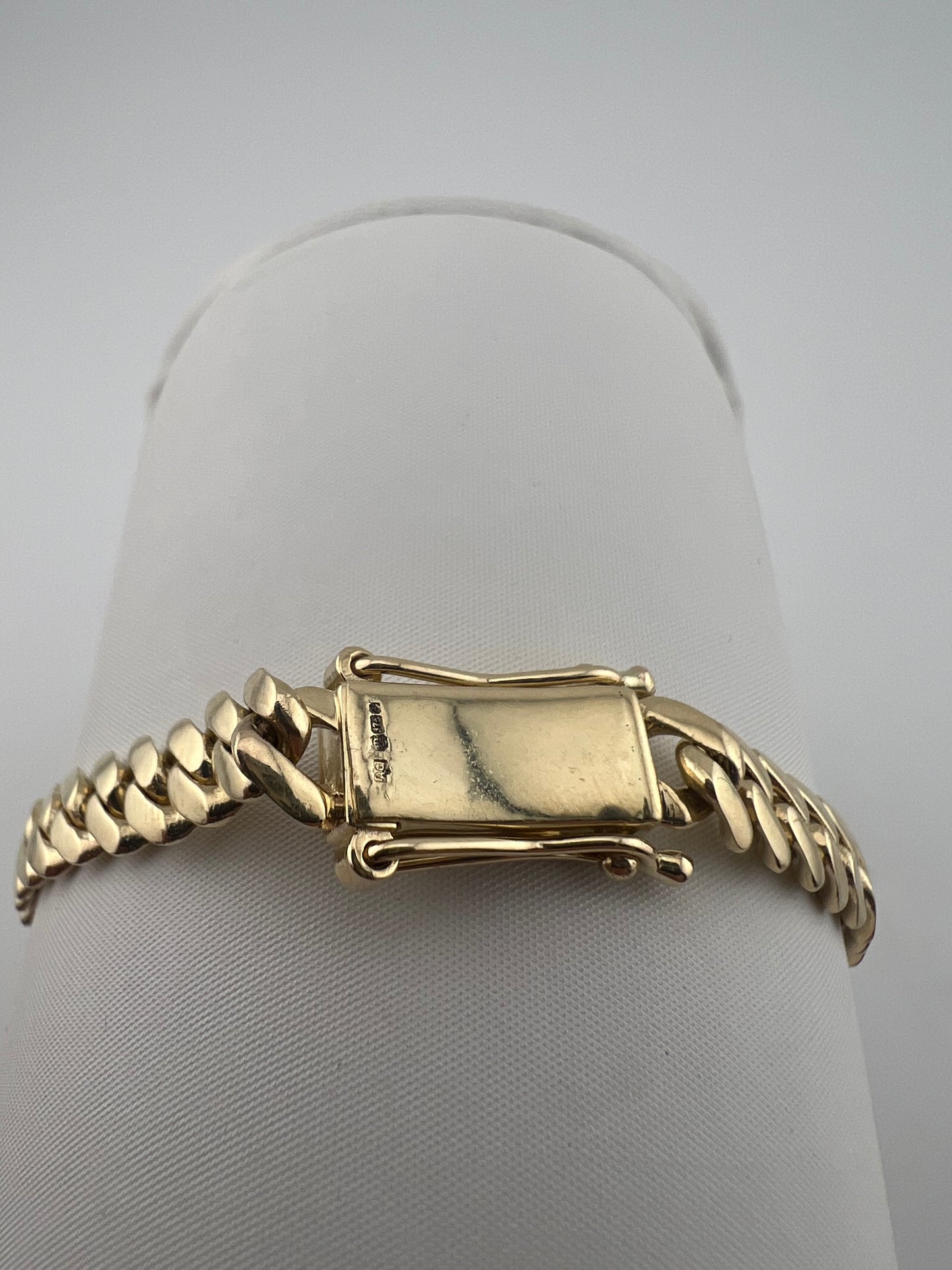 9ct Solid Gold Cuban Bracelet 8 INCH - 6mm Cuban Curb  - FULL HALLMARK & BOXED