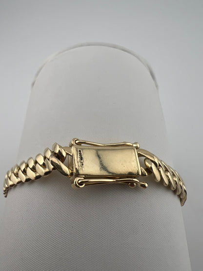 9ct Solid Gold Cuban Bracelet 8 INCH - 6mm Cuban Curb  - FULL HALLMARK & BOXED