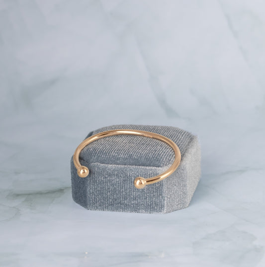 9ct Yellow Gold Baby Torque Bangle