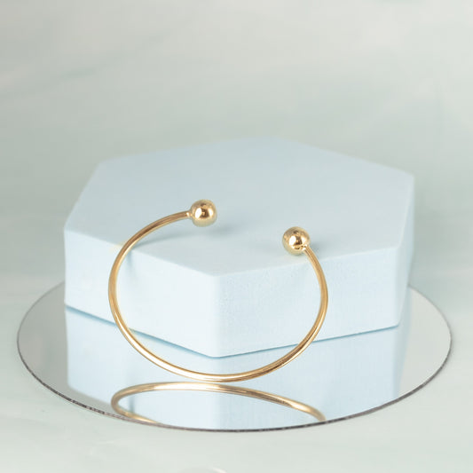 9ct Yellow Gold Baby Torque Bangle