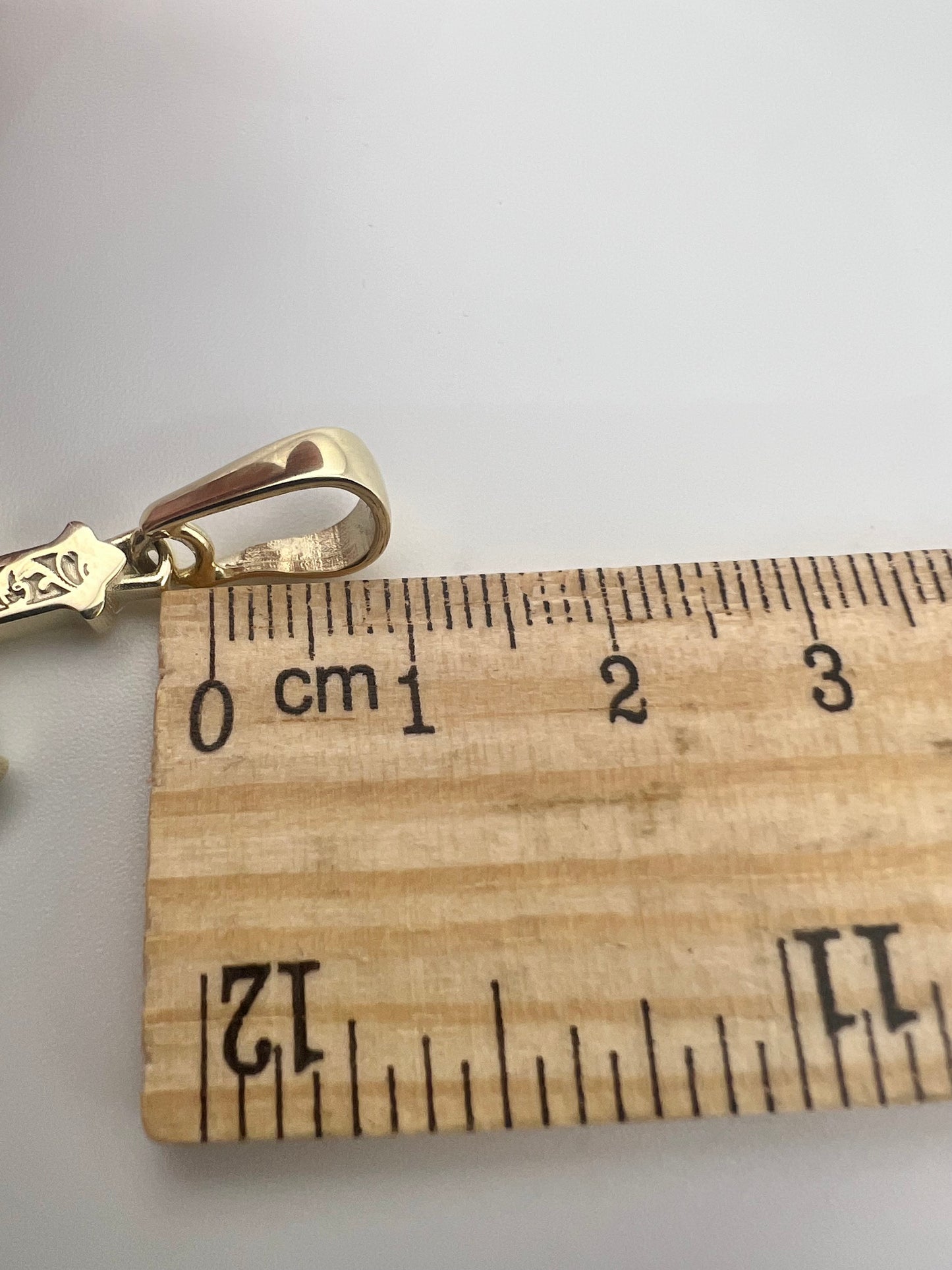 Solid 9ct Yellow Gold Cross Pendant UK Stock - Solid Gold Cross - UK Hallmark