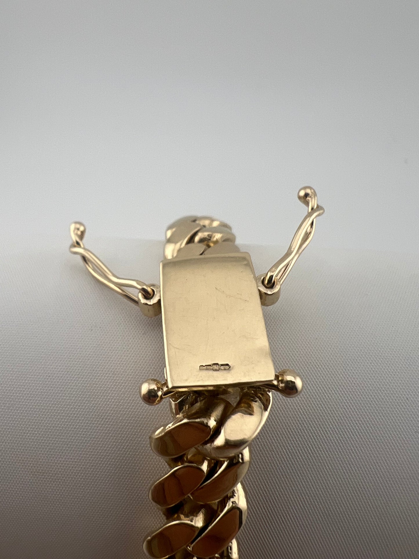 New SOLID 9ct Yellow Gold Cuban 10MM Link Curb Chain - 9 INCH - UK Hallmarked