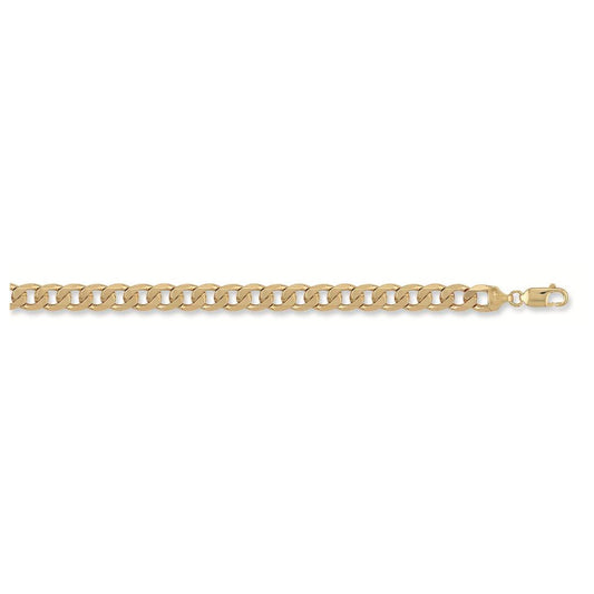 Solid 9ct Yellow Gold Curb Chain - 8.5mm Wide