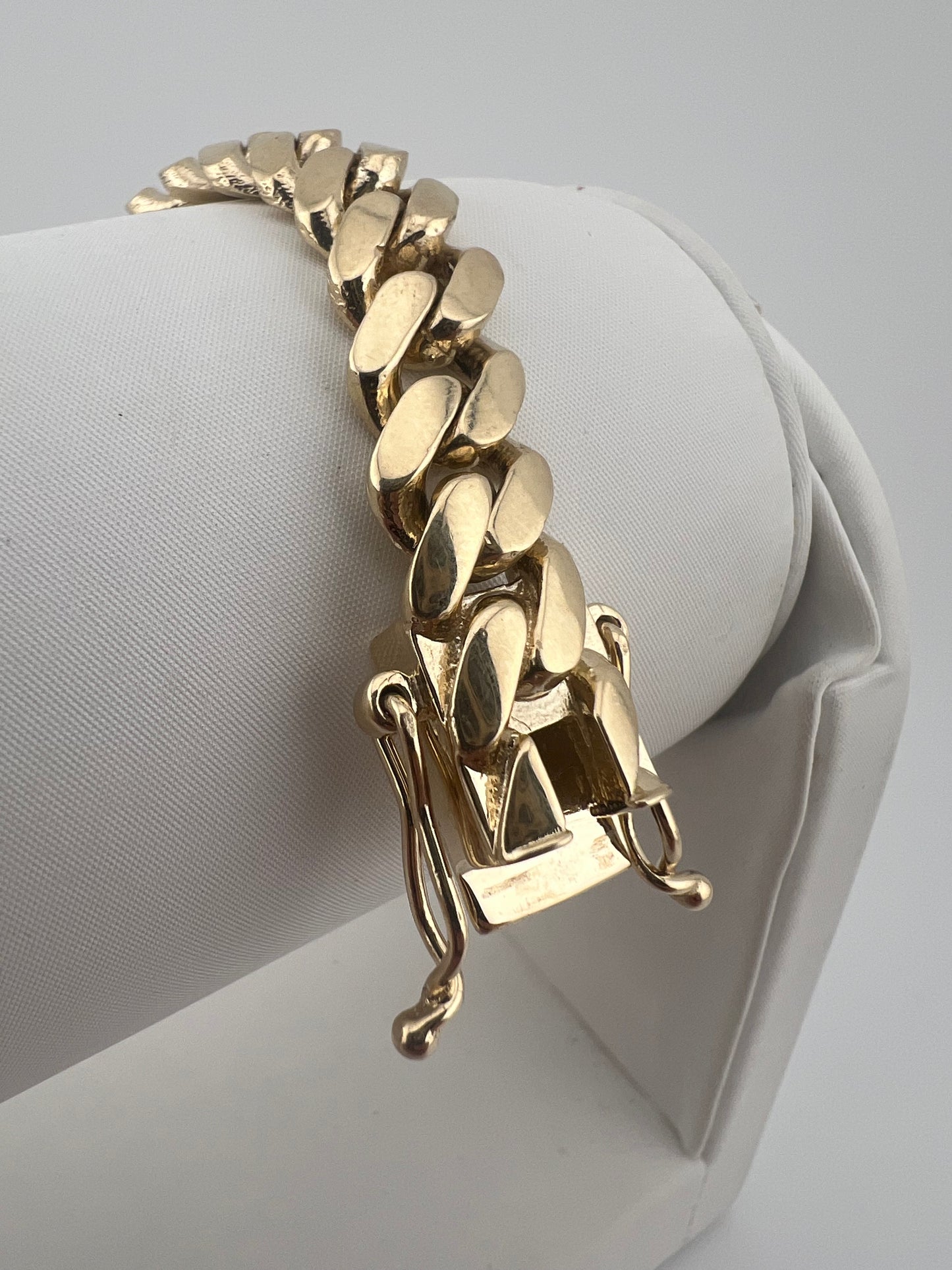 New SOLID 9ct Yellow Gold Cuban 10MM Link Curb Chain - 9 INCH - UK Hallmarked