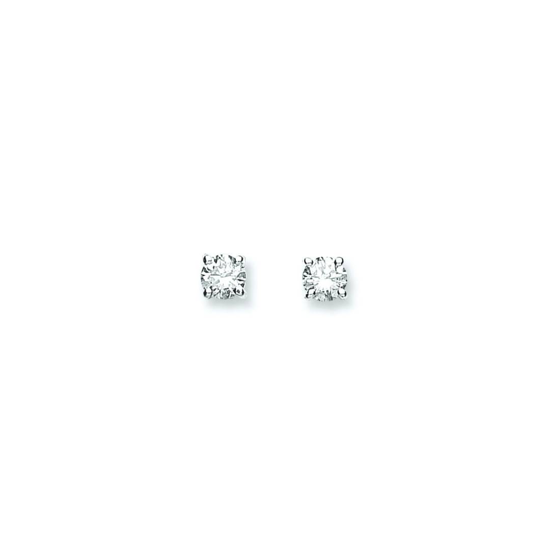 18ct White Gold 0.60ctw Claw Set Diamond Stud Earrings